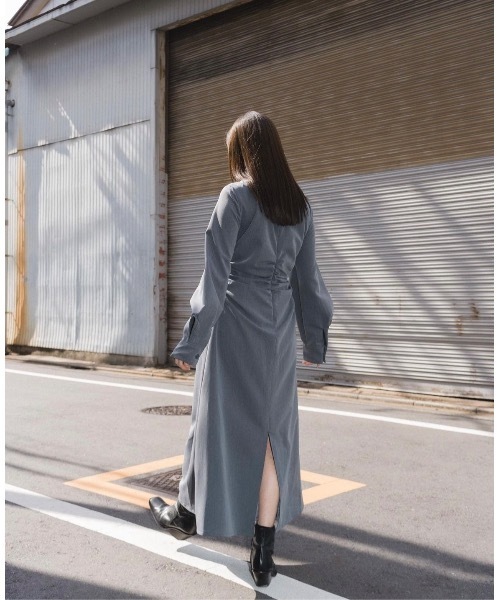 LEANN MOMENT(リーンモーメント)の「Waist Gather Dress(ワンピース・レディース・ブラック・SMALL)」の14枚目の写真