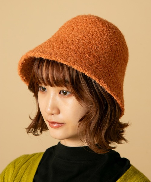 fort point(フォーポイント)の「【C-FORT POINT/フォートポイント】 ボア ベルハット(ハット・レディース・オレンジ/ブラック/アイボリー・FREE)」の13枚目の写真