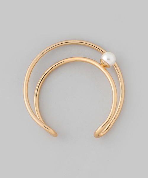 ANEMONE（アネモネ）の「パール×メタルラインバングル（バングル/リストバンド・レディース・シルバー/ゴールド・FREE）」の7枚目の写真
