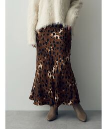 YECCA VECCA | アニマル柄Aラインスカート(スカート)