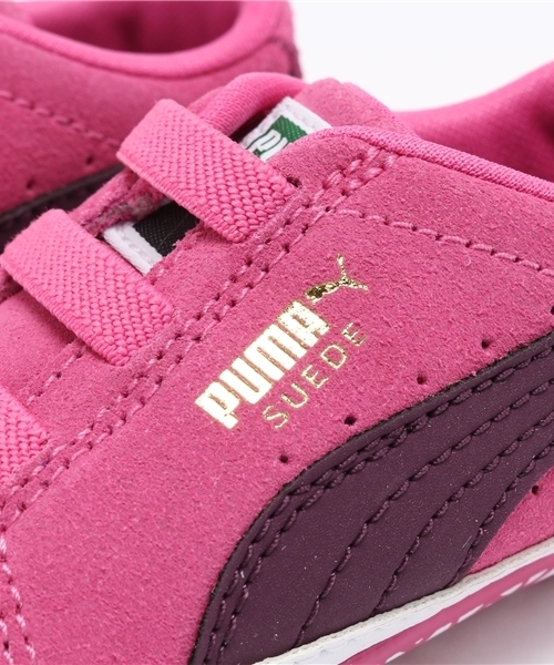 PUMA（プーマ）の「スウェードクリブ (KIDS)（スニーカー・キッズ・ピンク/グレー・11cm/12cm）」の7枚目の写真