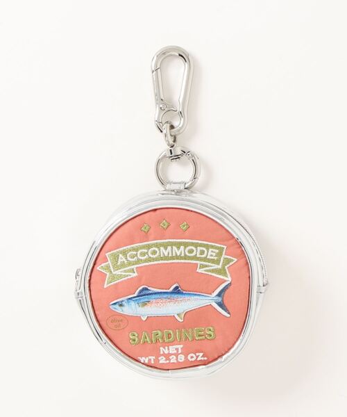 ACCOMMODE（アコモデ）の「サークルサーディン缶チャームポーチ（ポーチ・レディース・イエロー/ブルー/ピンク・FREE）」の15枚目の写真