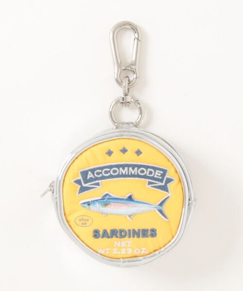 ACCOMMODE（アコモデ）の「サークルサーディン缶チャームポーチ（ポーチ・レディース・イエロー/ブルー/ピンク・FREE）」の14枚目の写真