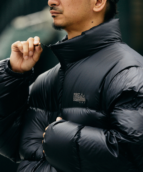 FIRST DOWN（ファーストダウン）の「【FIRST DOWN / ファーストダウン】別注 USAライトバブルダウンジャケット（ダウンジャケット/コート・メンズ・ブラック/カーキ・MEDIUM/LARGE）」の10枚目の写真