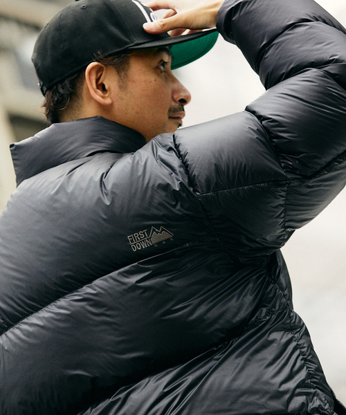 FIRST DOWN（ファーストダウン）の「【FIRST DOWN / ファーストダウン】別注 USAライトバブルダウンジャケット（ダウンジャケット/コート・メンズ・ブラック/カーキ・MEDIUM/LARGE）」の12枚目の写真