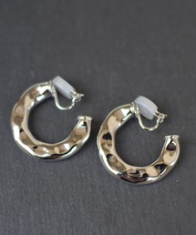 Marient | Plate Hoop Earrings／イヤリング(イヤリング)