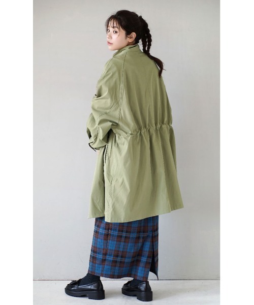 ミリタリー ミディ丈ライトコート（ミリタリージャケット）｜e-zakkamania stores（イーザッカマニアストアーズ）