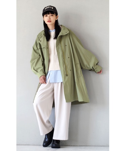 ミリタリー ミディ丈ライトコート（ミリタリージャケット）｜e-zakkamania stores（イーザッカマニアストアーズ）