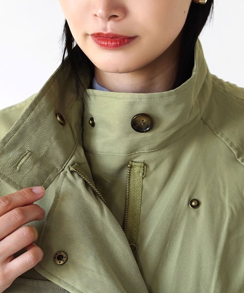 ミリタリー ミディ丈ライトコート（ミリタリージャケット）｜e-zakkamania stores（イーザッカマニアストアーズ）