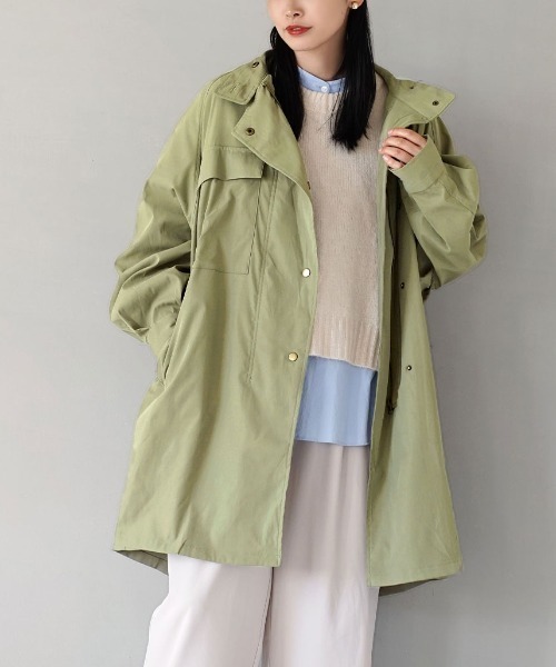 ミリタリー ミディ丈ライトコート（ミリタリージャケット）｜e-zakkamania stores（イーザッカマニアストアーズ）