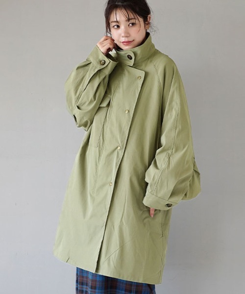 ミリタリー ミディ丈ライトコート（ミリタリージャケット）｜e-zakkamania stores（イーザッカマニアストアーズ）