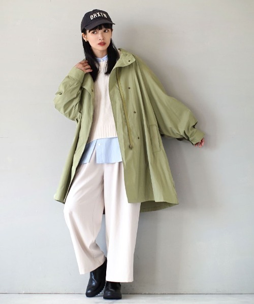 ミリタリー ミディ丈ライトコート（ミリタリージャケット）｜e-zakkamania stores（イーザッカマニアストアーズ）