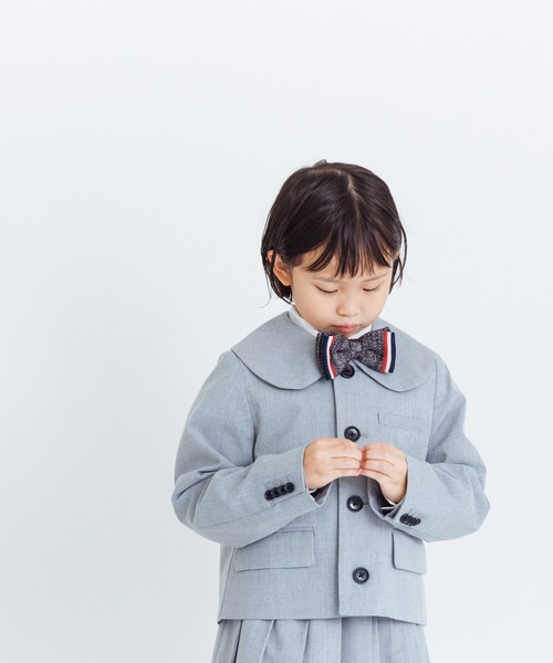 LOWRYS FARM（ローリーズファーム）の「TRマルエリジャケット　 986289（スーツジャケット・キッズ・ブラック/ネイビー/グレー・130cm/120cm）」の3枚目の写真