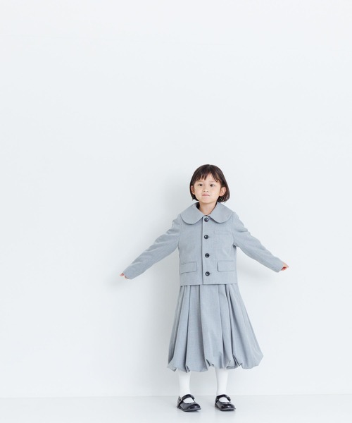 LOWRYS FARM（ローリーズファーム）の「TRマルエリジャケット　 986289（スーツジャケット・キッズ・ブラック/ネイビー/グレー・130cm/120cm）」の10枚目の写真