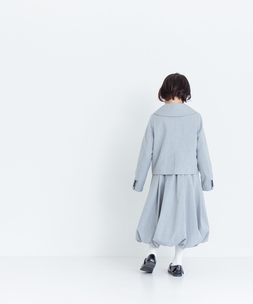 LOWRYS FARM（ローリーズファーム）の「TRマルエリジャケット　 986289（スーツジャケット・キッズ・ブラック/ネイビー/グレー・130cm/120cm）」の12枚目の写真