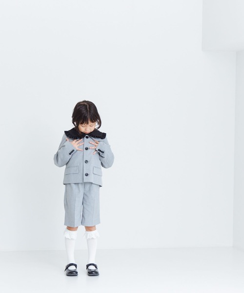 LOWRYS FARM（ローリーズファーム）の「TRマルエリジャケット　 986289（スーツジャケット・キッズ・ブラック/ネイビー/グレー・130cm/120cm）」の19枚目の写真