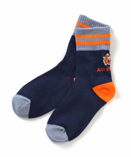 BREEZE（ブリーズ）の「BOYSバラエティソックス（ソックス/靴下・キッズ・アイボリー/イエロー/ネイビー・18/21/15 ）」の7枚目の写真