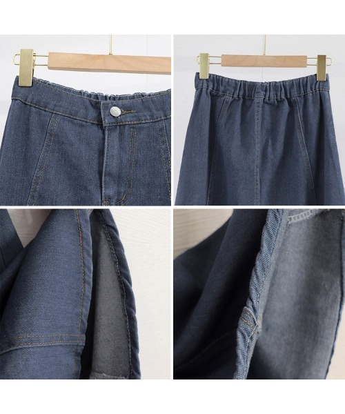 Miniministore(ミニミニストア)の「デニムスカート ロングスカート Aライン(デニムスカート・レディース・インディゴブルー・L/XL/S/M)」の19枚目の写真