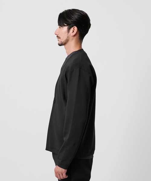 BEAUTY&YOUTH UNITED ARROWS(ビューティーアンドユースユナイテッドアローズ)の「【WEB限定 WARDROBE SMART】ダブルニット カーディガン/セットアップ対応(カーディガン/ボレロ・メンズ・ブラック/グレー/ロイヤルブルー/オリーブ/ダークグレー/その他1/ダークブラウン・XL/L/S/M)」の11枚目の写真