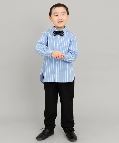 URBAN RESEARCH DOORS（アーバンリサーチドアーズ）の「『WEB/一部店舗限定サイズ』テーパードトラウザー(KIDS)（スラックス・キッズ・グレー/ブラック・135/120/150）」の4枚目の写真