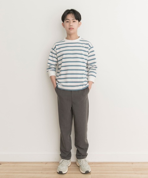 URBAN RESEARCH DOORS（アーバンリサーチドアーズ）の「『WEB/一部店舗限定サイズ』テーパードトラウザー(KIDS)（スラックス・キッズ・グレー/ブラック・135/120/150）」の21枚目の写真