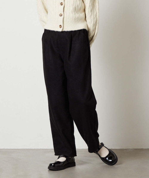 a.v.v（アーヴェヴェ）の「[100-130]タックテーパードパンツ（その他パンツ・キッズ・ブラック/グレー・120/100/130/110）」の5枚目の写真