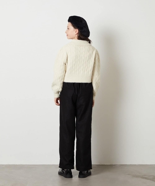 a.v.v（アーヴェヴェ）の「[100-130]タックテーパードパンツ（その他パンツ・キッズ・ブラック/グレー・120/100/130/110）」の10枚目の写真