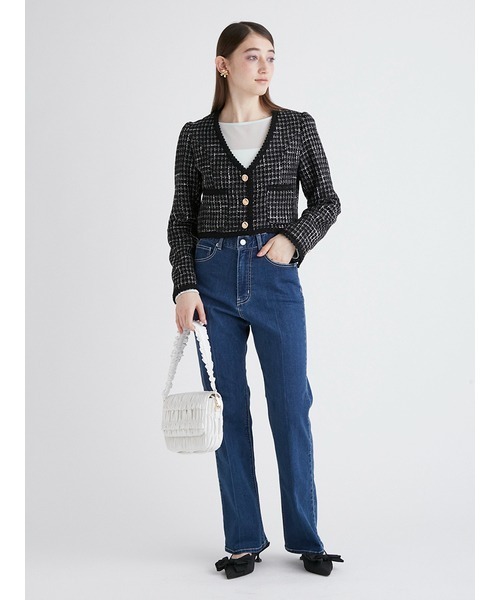 FURFUR（ファーファー）の「ピカデリー/リボンステッチデニムパンツ（デニムパンツ・レディース・ラベンダー/ブルー/ブラック・MEDIUM/SMALL/X-SMALL）」の10枚目の写真