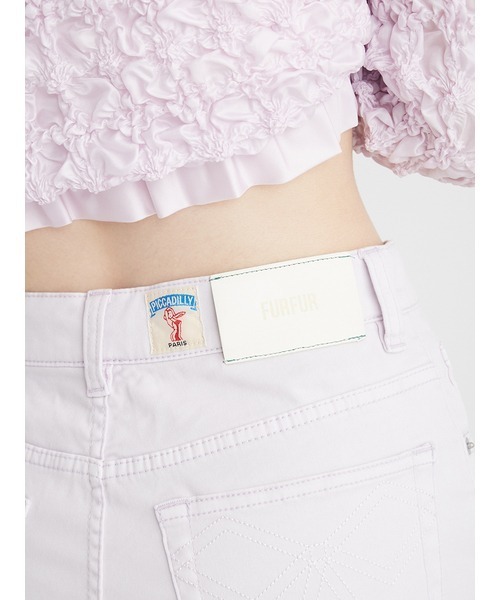 FURFUR（ファーファー）の「ピカデリー/リボンステッチデニムパンツ（デニムパンツ・レディース・ラベンダー/ブルー/ブラック・MEDIUM/SMALL/X-SMALL）」の18枚目の写真