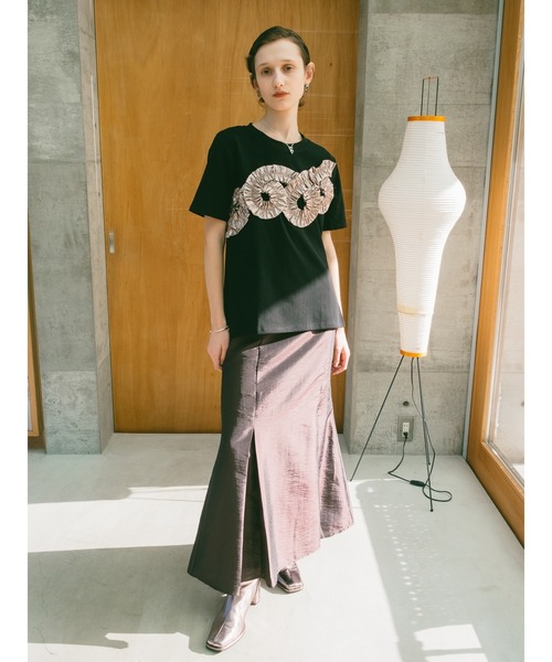 Metallic Tape Design Tee（Tシャツ/カットソー）｜sahara（サハラ）の 
