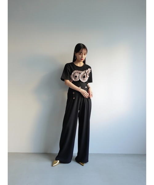 Metallic Tape Design Tee（Tシャツ/カットソー）｜sahara（サハラ）の 