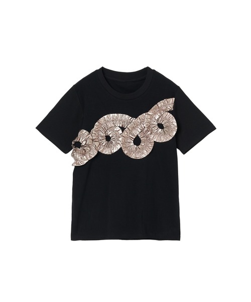 Metallic Tape Design Tee（Tシャツ/カットソー）｜sahara（サハラ）の 