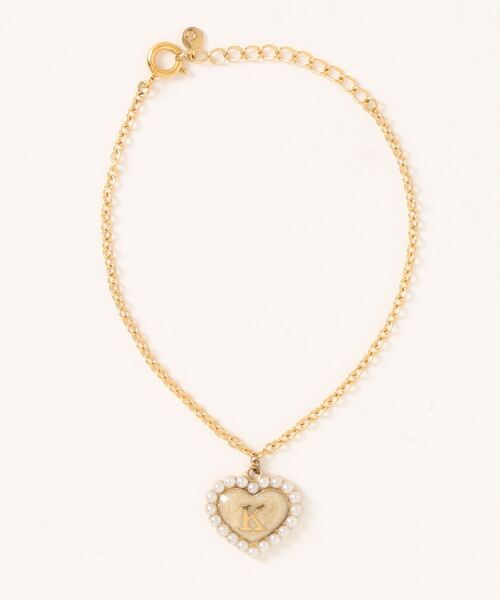 JUPITER（ジュピター）の「SWEETイニシャルパールハートブレス（ブレスレット・レディース・M/R/Y/S/K/A/H/T・FREE）」の13枚目の写真