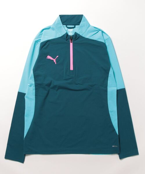 PUMA(プーマ)の「PUMA プーマ メンズ サッカー INDIVIDUAL プーマフットボール プロ 1/4 ジップト(Tシャツ/カットソー・メンズ・ブラック/ブルー系その他・XX-LARGE/MEDIUM/SMALL/X-LARGE/LARGE)」の5枚目の写真