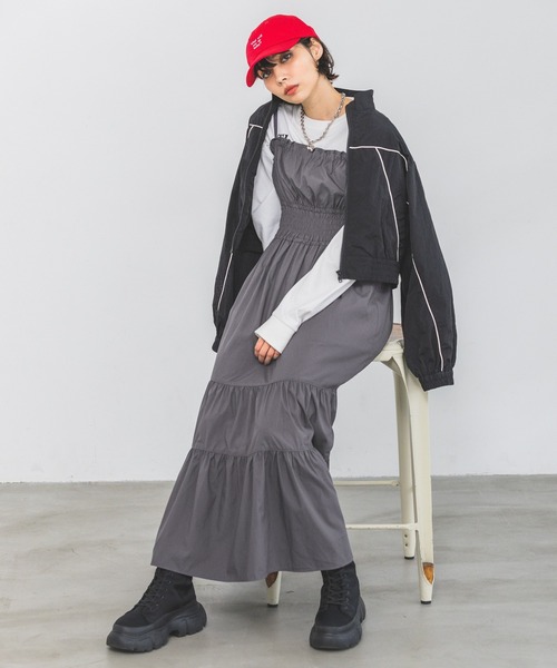 PAGEBOY(ページボーイ)の「パイピングショートブルゾン(ブルゾン・レディース・ホワイト/ブラック/ブルー・FREE)」の6枚目の写真