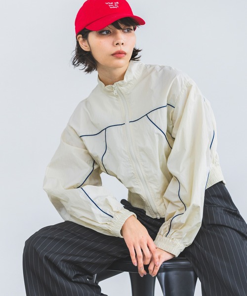 PAGEBOY（ページボーイ）の「パイピングショートブルゾン