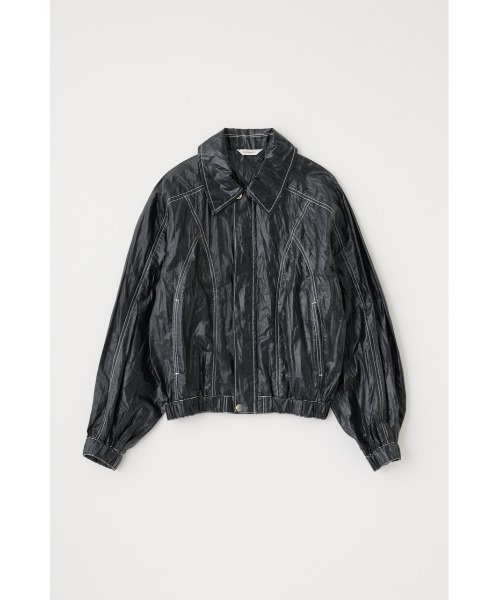 MOUSSY(マウジー)の「COATING ジャケット(その他アウター・レディース・ブラック/キナリ/ダークブルー・FREE)」の4枚目の写真
