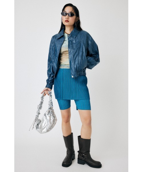 MOUSSY(マウジー)の「COATING ジャケット(その他アウター・レディース・ブラック/キナリ/ダークブルー・FREE)」の7枚目の写真