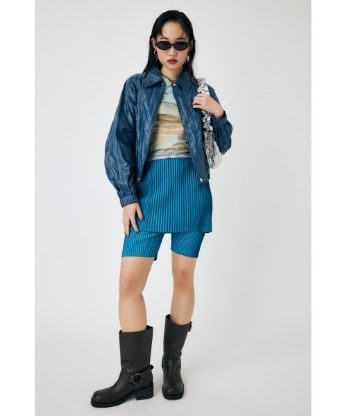 MOUSSY(マウジー)の「COATING ジャケット(その他アウター・レディース・ブラック/キナリ/ダークブルー・FREE)」の8枚目の写真