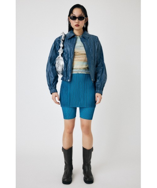 MOUSSY(マウジー)の「COATING ジャケット(その他アウター・レディース・ブラック/キナリ/ダークブルー・FREE)」の9枚目の写真