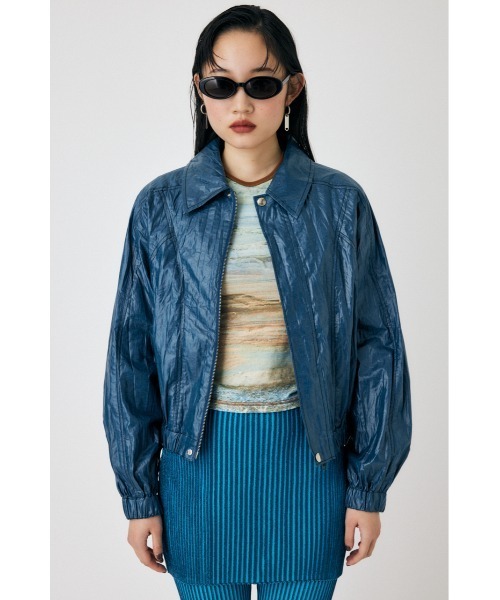 MOUSSY(マウジー)の「COATING ジャケット(その他アウター・レディース・ブラック/キナリ/ダークブルー・FREE)」の10枚目の写真