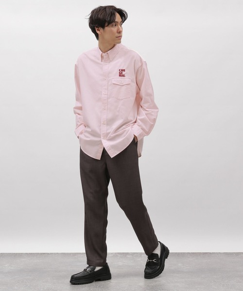 LAKOLE（ラコレ）の「ワンポイント刺繍長袖シャツ / 992195（シャツ/ブラウス・メンズ・ホワイト/ピンク/イエロー/ブルー・MEDIUM/LARGE）」の11枚目の写真