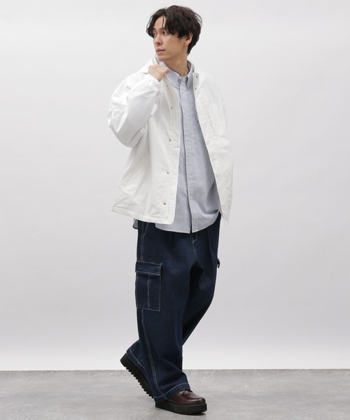 LAKOLE（ラコレ）の「ワンポイント刺繍長袖シャツ / 992195（シャツ/ブラウス・メンズ・ホワイト/ピンク/イエロー/ブルー・MEDIUM/LARGE）」の6枚目の写真