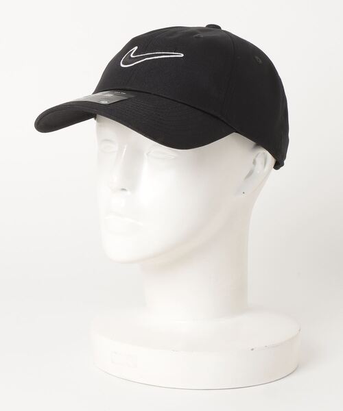 NIKE(ナイキ)の「NIKE CLUB CB SWOOSH L CAP FB5369-010(キャップ・メンズ・ブラック・M-L/S-M/L-XL)」の3枚目の写真