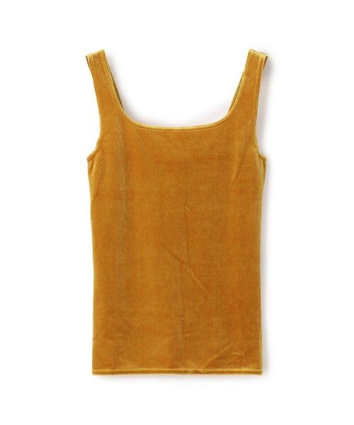 【美品】  SIMONE WILD / シモーネワイルド | VELVET SINGLET タンクトップ | M | オレンジ | レディース SIMONE WILD シモーネ ワイルド タンクトップ SINGLET レディース