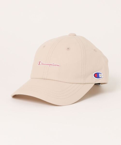 Champion(チャンピオン)の「Champion/チャンピオン キッズ タイプライターキャップ(キャップ・キッズ・ブラック/ピンク/ライトベージュ/ベージュ/パープル・53-55cm)」の2枚目の写真