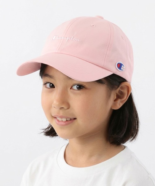 Champion(チャンピオン)の「Champion/チャンピオン キッズ タイプライターキャップ(キャップ・キッズ・ブラック/ピンク/ライトベージュ/ベージュ/パープル・53-55cm)」の5枚目の写真