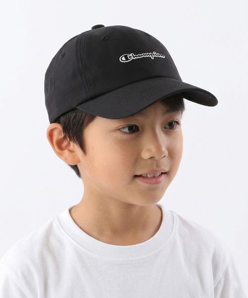 Champion(チャンピオン)の「Champion/チャンピオン キッズ タイプライターキャップ(キャップ・キッズ・ブラック/ピンク/ライトベージュ/ベージュ/パープル・53-55cm)」の1枚目の写真
