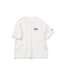 NANGA（ナンガ）の「ECO HYBRID MINI BOX LOGO KIDS TEE / エコハイブリッドキッズミニボックスロゴキッズティー（Tシャツ/カットソー）」