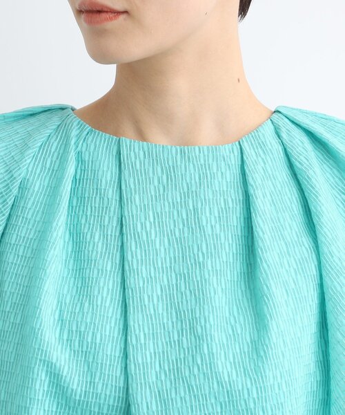 【セール】【洗える/シアー】ジャカード風タックデザインブラウス(シャツ/ブラウス)|INDIVI(インディヴィ) 【セール】【洗える/シアー】ジャカード風タックデザインブラウス(シャツ/ブラウス)|INDIVI(インディヴィ)